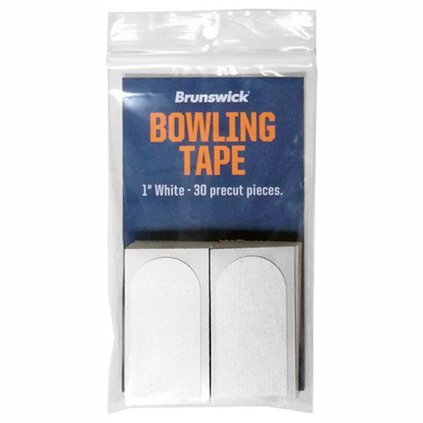 Brunswick - White Textured 1” Bowling Tape - 30 Pieces