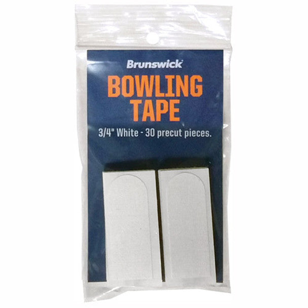 Brunswick - White Textured 3/4” Bowling Tape - 30 Pieces