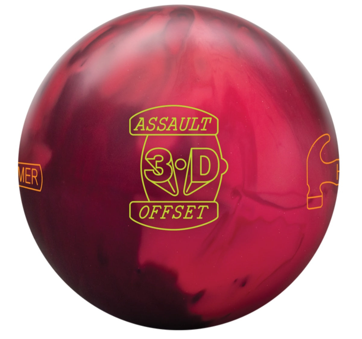 Hammer 3-D Offset Assault Bowling Ball