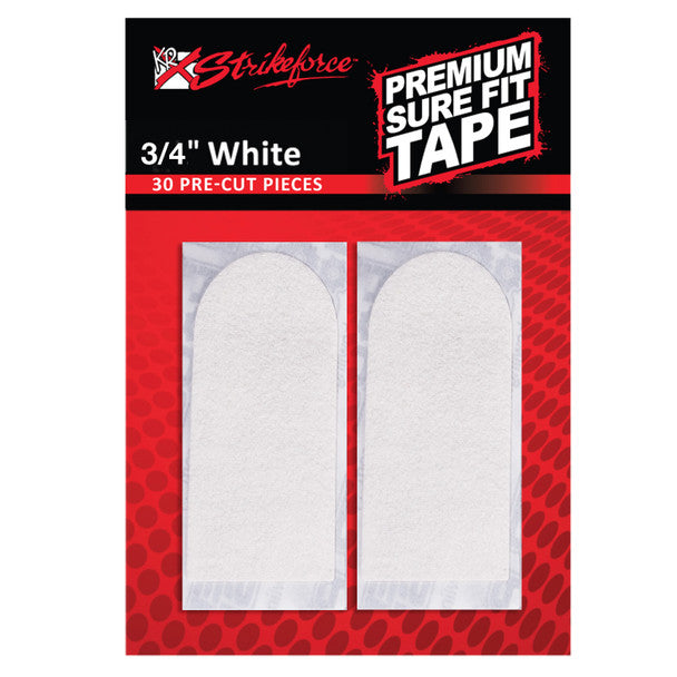 KR Strikeforce - Premium Sure Fit Tape - White 3/4" (30 pieces)